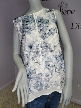 Minkas Sleeveless Top Size Small